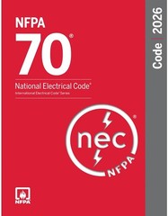 NFPA 70, National Electrical Code NEC 2026 Paperback USA STOCK