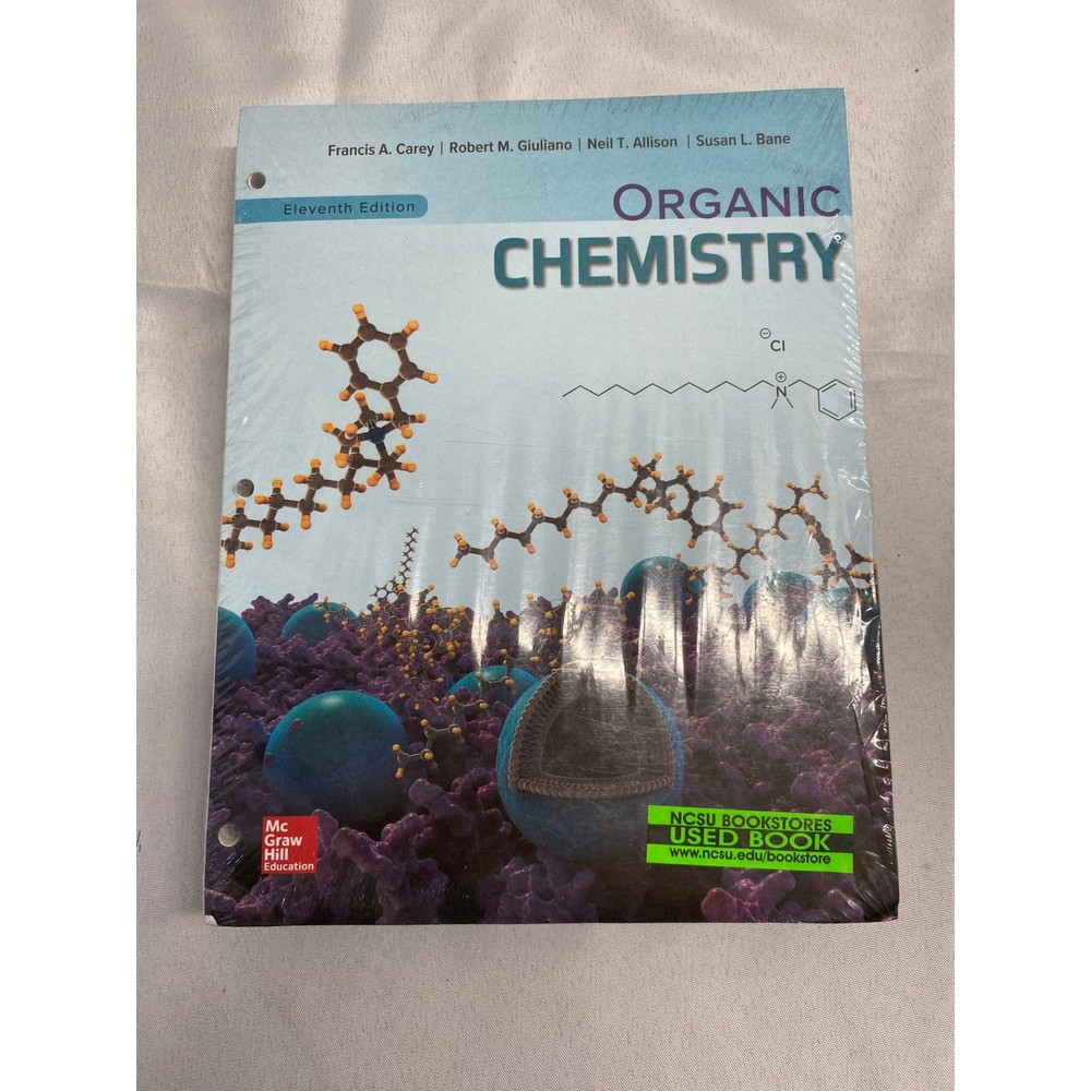 Organic Chemistry 11th Edition Carey Giuliano Allison Bane Loose Leaf Textbook