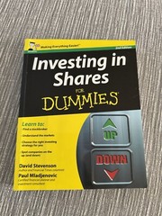 Investing in Shares For Dummies by David Stevenson (Paperback, 2012)