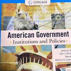 American Government: Institutions and Policies 16th Edition: Cangage