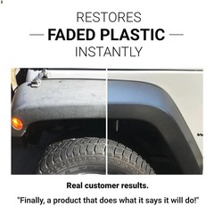 User-Friendly Plastic and Trim Restorer | 8 Oz | No Oily Mess, Guaranteed!