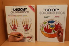 The Anatomy Coloring Book By W. Kapit, L. M. Elson & The Biology C.B. By Griffin