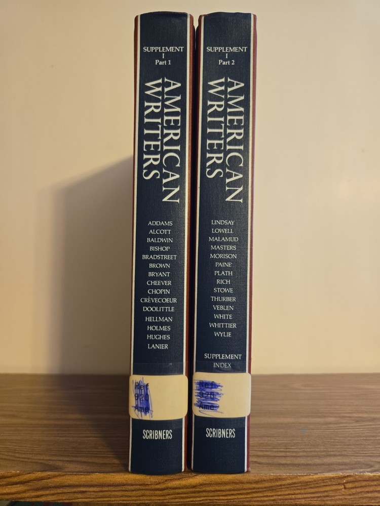American Writers Series: Supplement I, Parts 1 & 2b (Scribner’s)