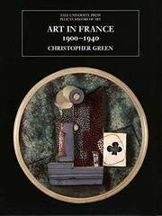 ART IN FRANCE, 1900-1940 (THE YALE UNIVERSITY PRESS By Christopher Green *Mint*