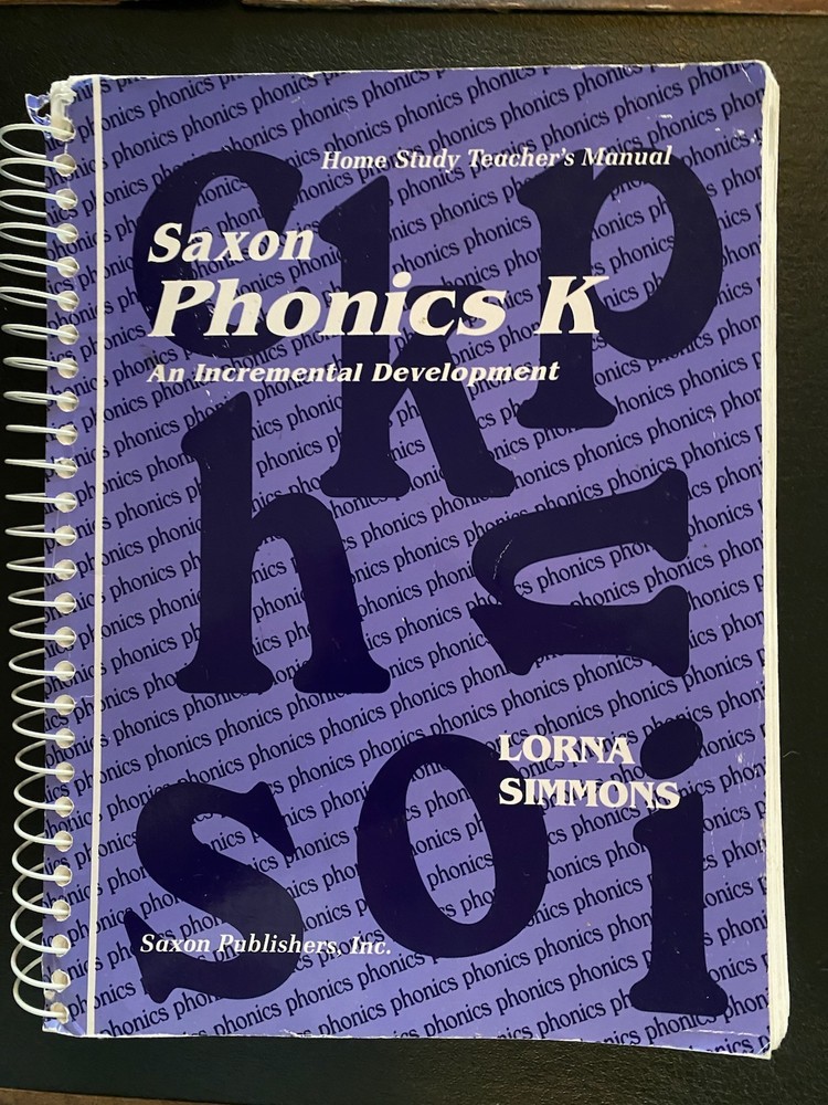 Phonics K Home Study by Lorna Simmons (2001, Spiral)