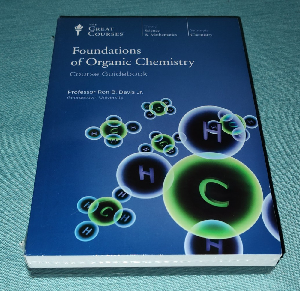 The Great Courses Foundations of Organic Chemistry: 6 DVD Set + Book – SEALED