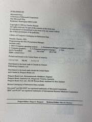Programming The OS/2 Presentation Manager By Charles Petzold
