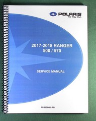 2017-2018 Polaris Ranger 500 / 570 Service Manual: w/ Protective Covers
