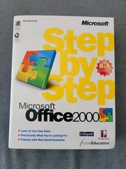 Vintage Microsoft Office 2000 8 In 1 Step by Step Self Study Kit With NEW CD Rom