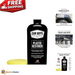 Revive Your Vehicle’s Trim! 8 Oz Safe Plastic Restorer with Long-Lasting Effects