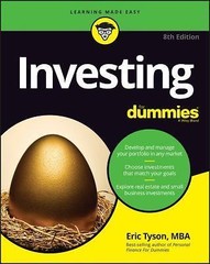 Investing For Dummies 8E P – 1119320690, Eric Tyson, paperback