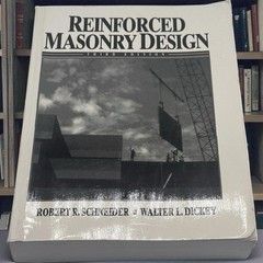 REINFORCED MASONRY DESIGN (3RD EDITION) By Robert R. Schneider & Walter L. VG
