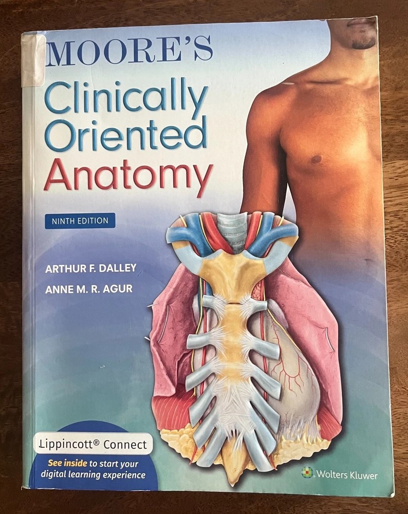 Moore’s Clinically Oriented Anatomy, Ninth Edition Fast Shipping Free Shipping..
