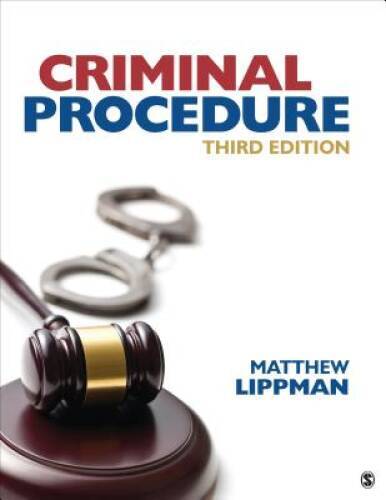 Criminal Procedure – Paperback By Lippman, Matthew – ACCEPTABLE